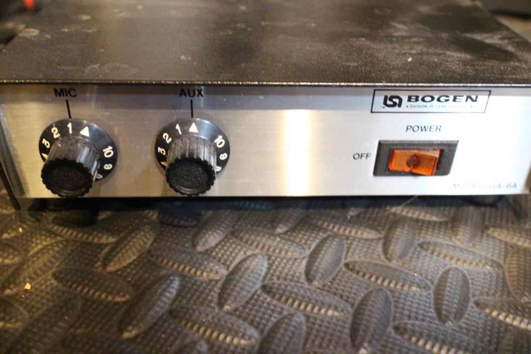 Bogen GA-6A Commercial Mic Audio Amplifier, bass guitar practice amp, mod modded