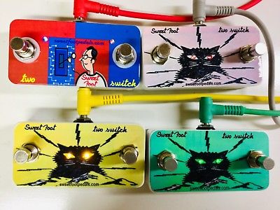 Genneric Two Button Mtn Cat Footswitch - HANDMADE IN USA by sweetfootpedals.