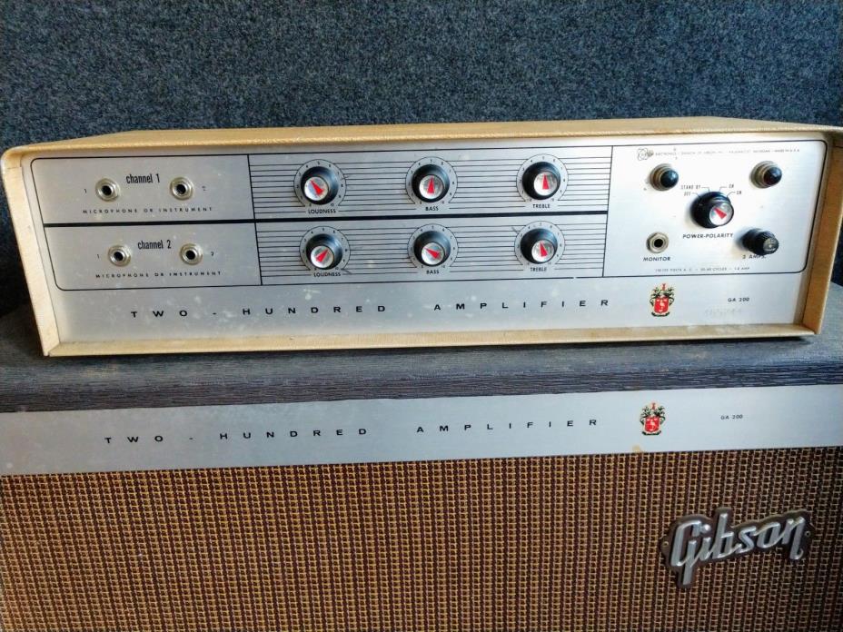 1963 Gibson GA - 200 Guitar Amp - Local pick up only.