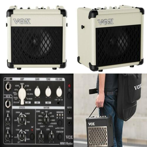 VOX Mini5 Rhythm Battery-Powered 5W Modeling Amplifier, Ivory