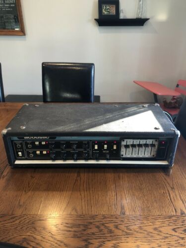 Vintage Acoustic Control Corp Model 330 Bass Amplifier Amp Head Has Issues!