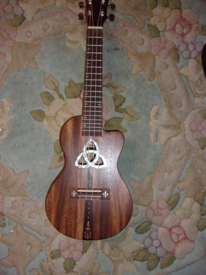 UKULELE - Bruce Wei - Concert - Abalone Inlay Sound Hole and Neck