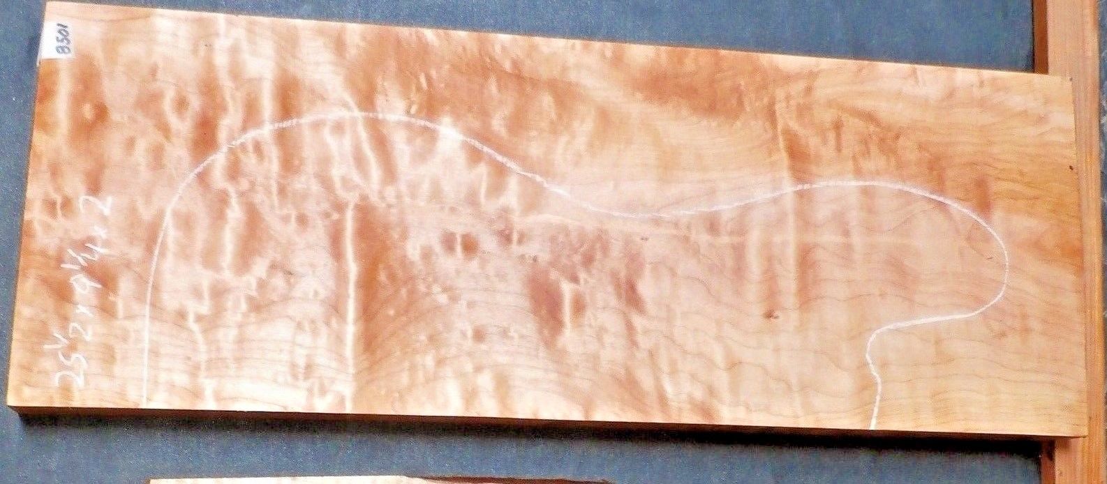 Quilted Maple Instrument Wood #8501 Guitar makers Special 25.5x 9.25 x 2