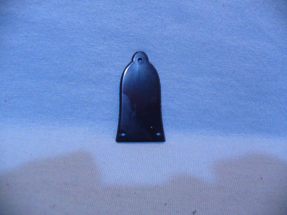 BLACK BELL SHAPE TRUSS ROD COVER  FOR GUITAR NECK 3 HOLE L/P S/G USA SHIPPING !