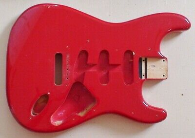 VINTAGE 1980'S FENDER 60'S RE-ISSUE STRATOCASTER BODY MADE IN JAPAN GOOD (#3)