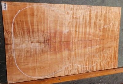 Quilted Maple Wood 8086 Luthier 5A Solid Body Guitar Top set