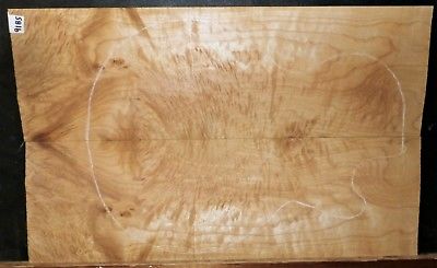 Flame Curly Maple Wood 9185 Luthier Guitar Top Set 22 x 14 x .312
