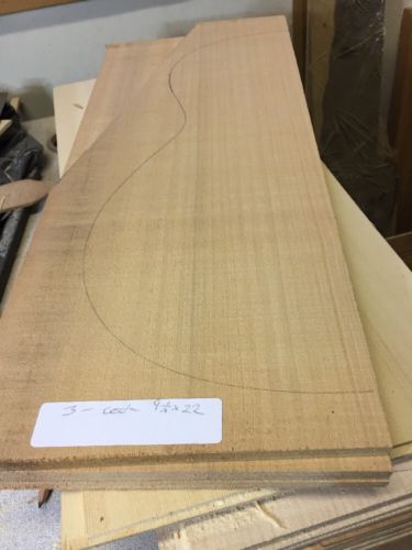 3 cedar Guitar Tonewood Sets