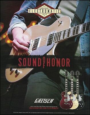 The Gretsch Electromatic Series electric guitars 2018 ad 8 x 11 advertisement