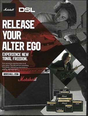 Jim Marshall DSL guitar amp series 2018 ad 8 x 11 amplifier advertisement print