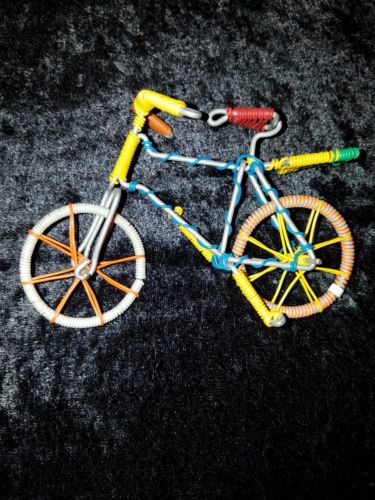 Wire Made Hand Crafted Miniature Bicycle