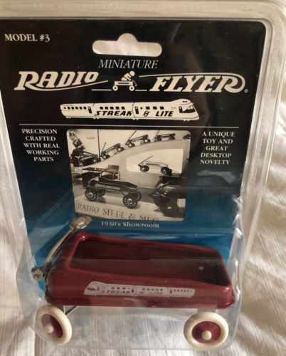 Radio Flyer Red Wagon Streak Lite Miniature Mini NEW #3 Model