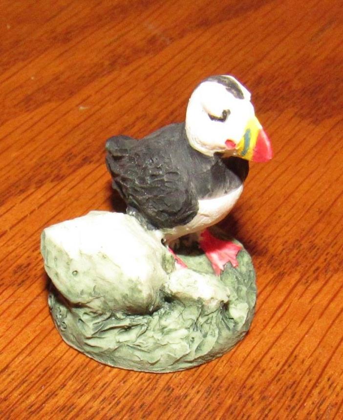 Vintage Peter Fagan Adorables Miniature from Scotland, Scottish Seabird by Rocks