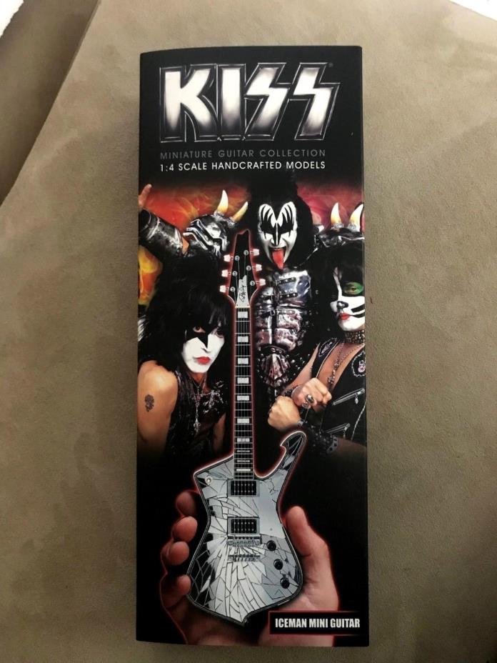 KISS ICEMAN MINI GUITAR BY AXE HEAVEN