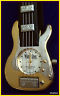 Brand New Gold Strat Guitar Watch w/ Hard Shell Guitar Case;