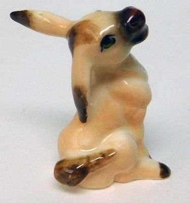 Vintage Miniature Bone China Burro Donkey