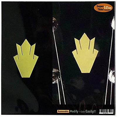Guitar & Bass Accessories Inlay Sticker Decal Headstock Gold - 2pcs SET LP Crown