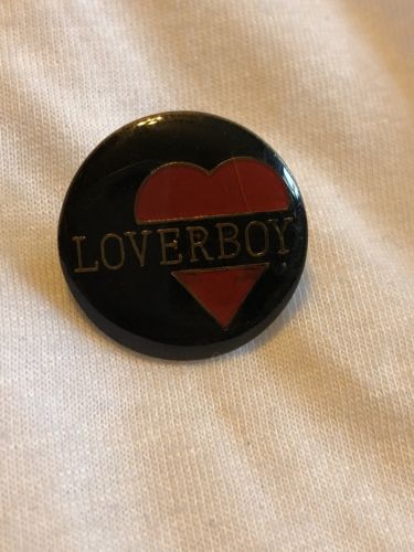 Loverboy Pinback Vintage Round Pin