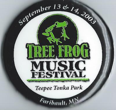 2003 Tree Frog Music Festival Pinback  (Faribault, Minnesota)