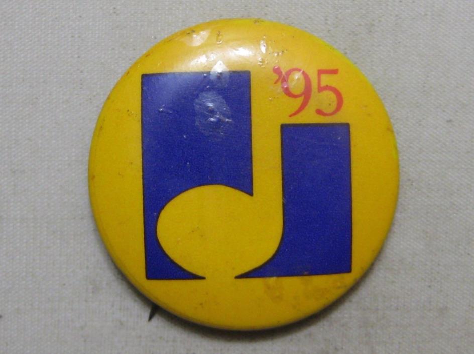 1995 '95 CITY STAGES BIRMINGHAM ALABAMA MUSIC FESTIVAL PIN BUTTON PINBACK ~AS IS