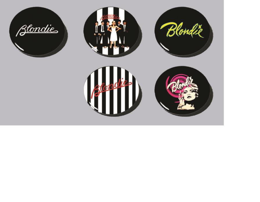 BLONDIE buttons!! 1-1/2