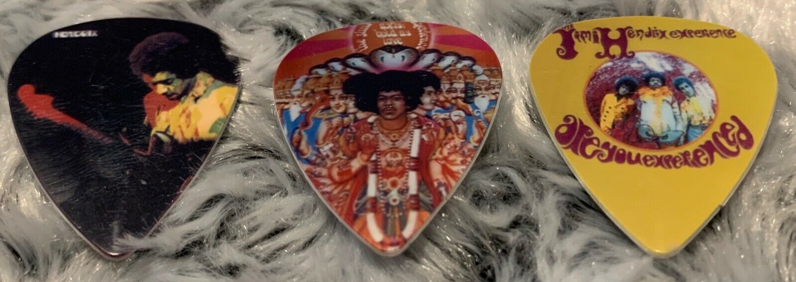 x3 Jimi Hendrix Album Cover Guitar Picks