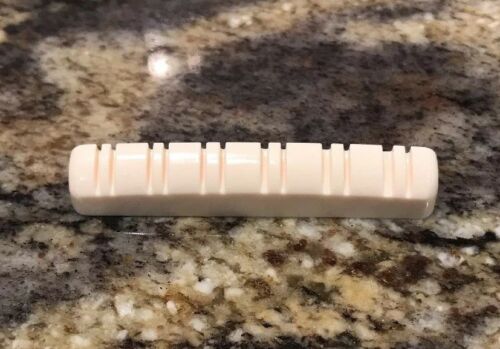Wd Plastic 12 String Acoustic Guitar Nut, New, Replacement Nut.