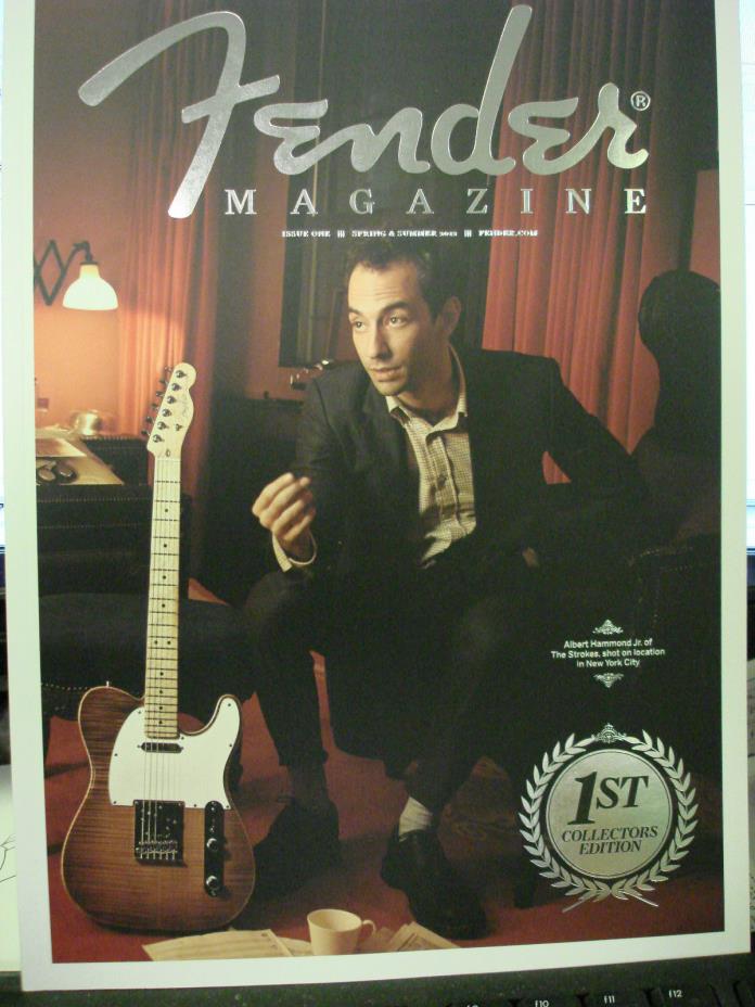 FENDER collectors 1st edition 2012 magazine great photos, articles, retro adds