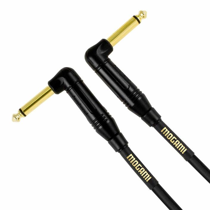 Mogami Gold Instrument RR Right Angle Pedal Cable - 10