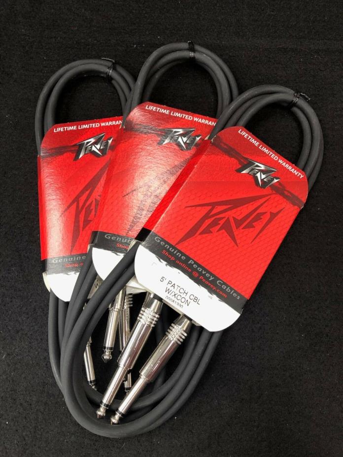 Peavey  5-Foot Instrument Cable W/XCON 00081330 -NEW