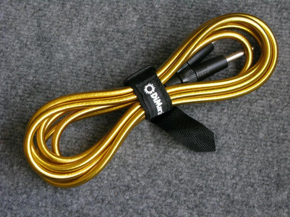 DiMarzio USA Guitar 10' Instrument cable - Gold Metallic - Unused New Condition