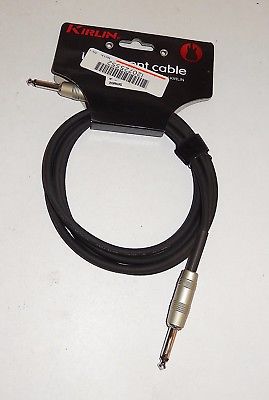 Kirlin Cable 6 Feet, straight 1/4-Inch to 1/4-Inch Patch Cable
