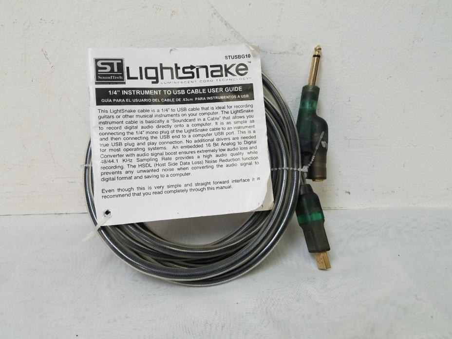 Soundtech Lightsnake STUSBG10 1/4