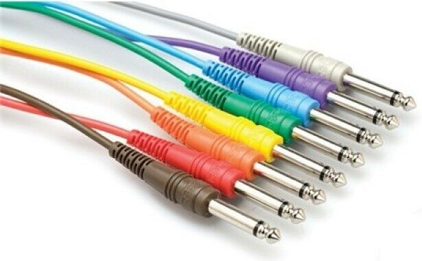 13 TS and 4 TRS PATCH CABLES 1/4