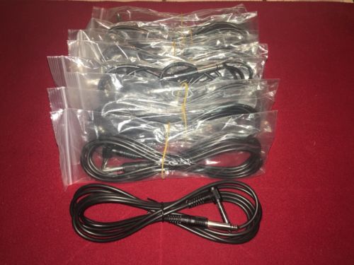 3M 10Ft Electric Patch Cord Guitar Amplifier Amp Cable Right Angle LOT OF 10