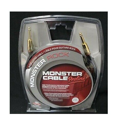 **Monster Cable Prolink Monster Rock Guitar Instrument Cable (21ft - 6.4m) *NEW*