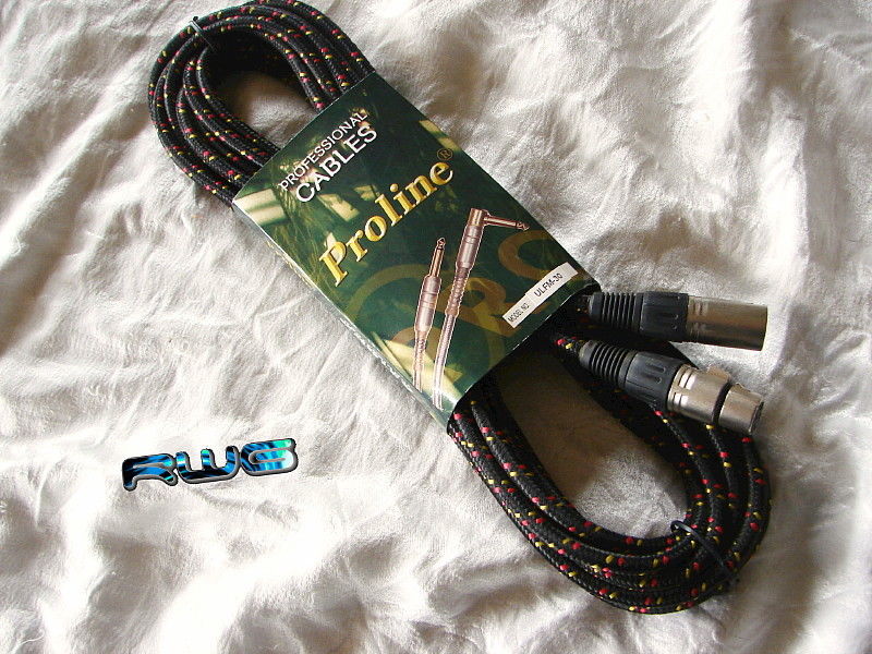 1- 30 foot cotton microphone cable UL5