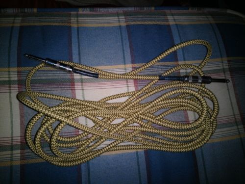 18.5 ft TWEED GUITAR CENTER CABLE  FREE USA  SHIPPING 18 ft 6 in