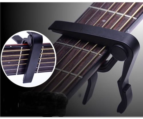 2X Quick Change Clamp Key Trigger Capo For Acoustic Electric Classical Guitar