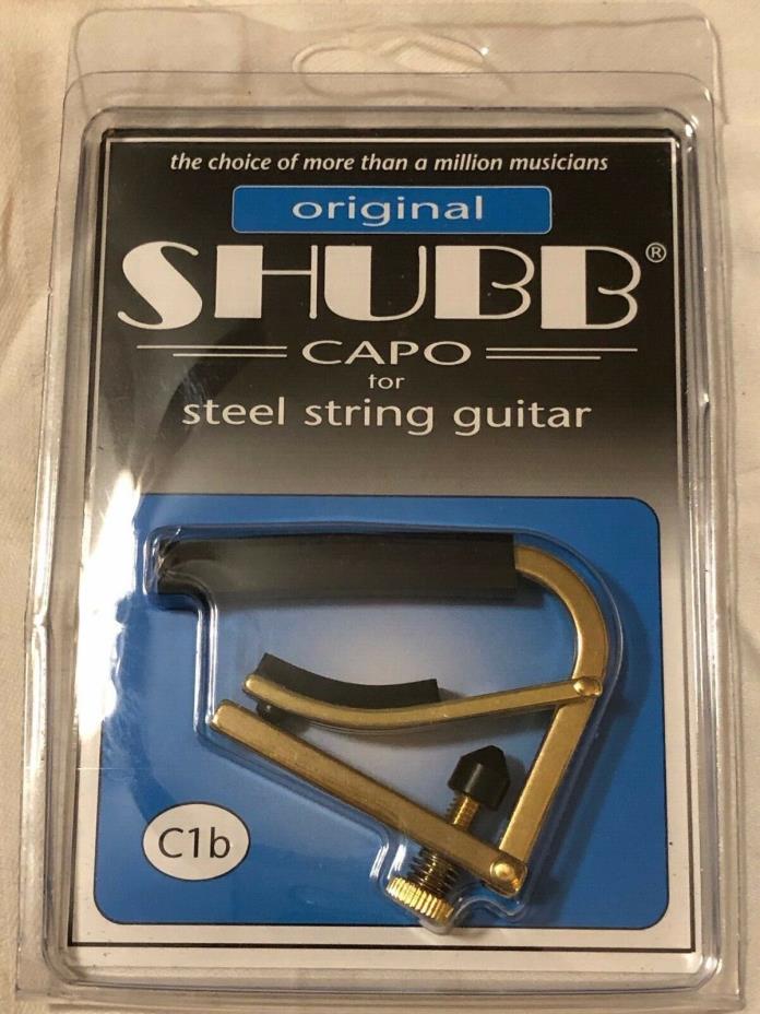NEW Shubb Capo for Steel String Guitar C1b Acoustic Electric USA Music