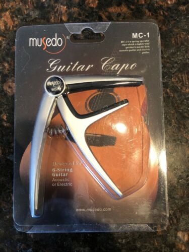 Capo 6 String  Musedo MC-1 Acoustic & Electric Guitar Spring Loaded