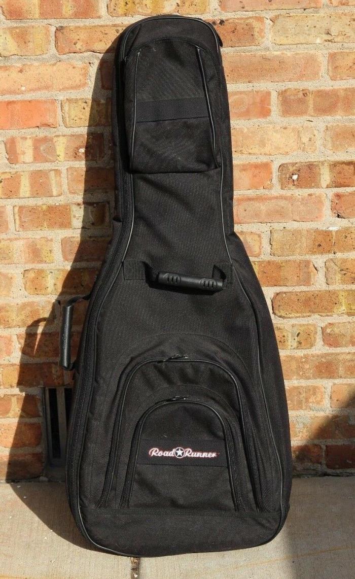 Roadrunner Gig Bag Black Electric Guitar Case Backpack 16