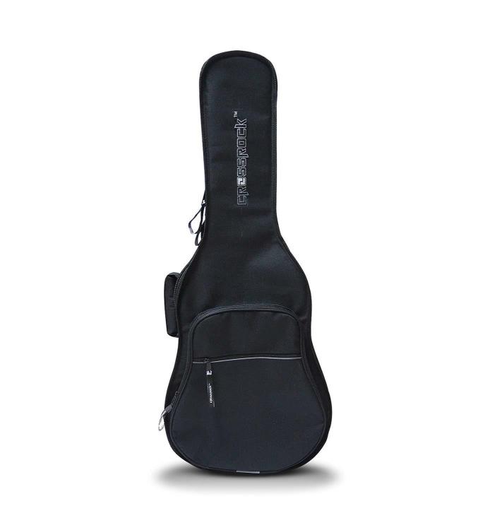 Crossrock CRSG106CHBK 1/2 Size Classical Guitar Gig Bag with Backpack Straps