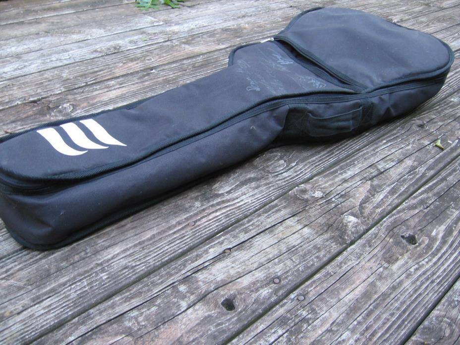 TKL Soft Guitar Carrying Case Black W Shoulder Straps Autographed Down to Zero