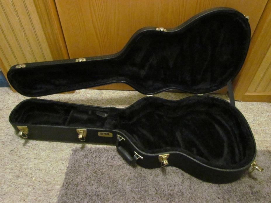 TKL Made in Canada Arch Top Acoustic Guitar Black Hard Shell Case