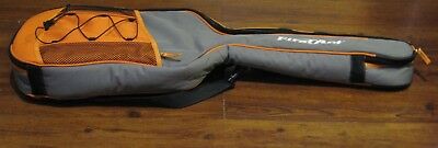 First Act Guitar Soft Carrying Case - Gray / Orange - Polyester