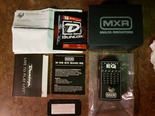 MXR M-109 six band EQ pedal. Free shipping