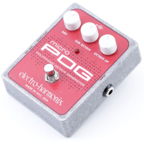 Electro-Harmonix Micro POG Octave Guitar Effects Pedal P-07482