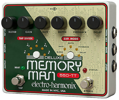 Electro-Harmonix Deluxe Memory Man 550-TT, BRAND NEW! FREE 2-3 DAY S&H IN U.S.!