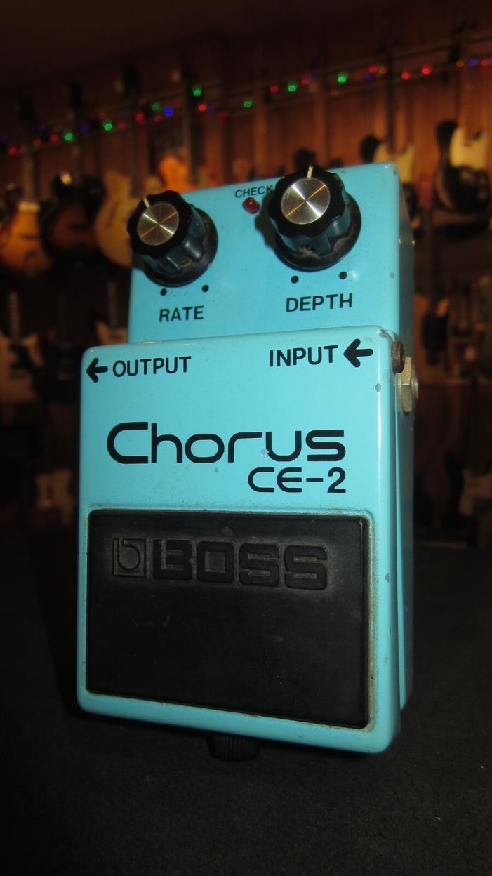 Vintage Circa 1986 Boss CE-2 Chorus Effects Pedal Classic Rich Analog Tone